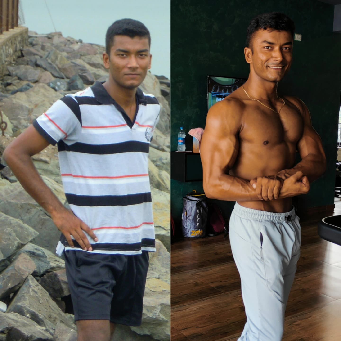 12 years of physical transformation
