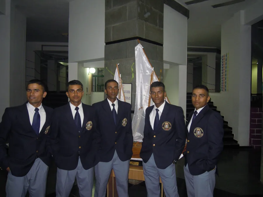At the Indian Naval Academy — cadet days